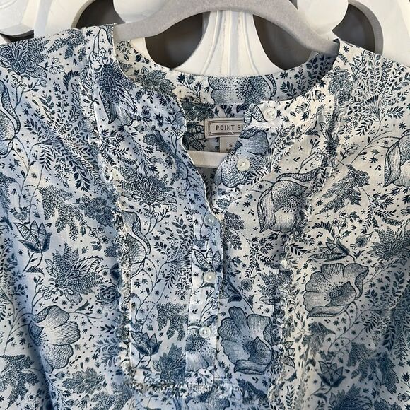 J. Crew Floral Peasant Top - Picture 3 of 9